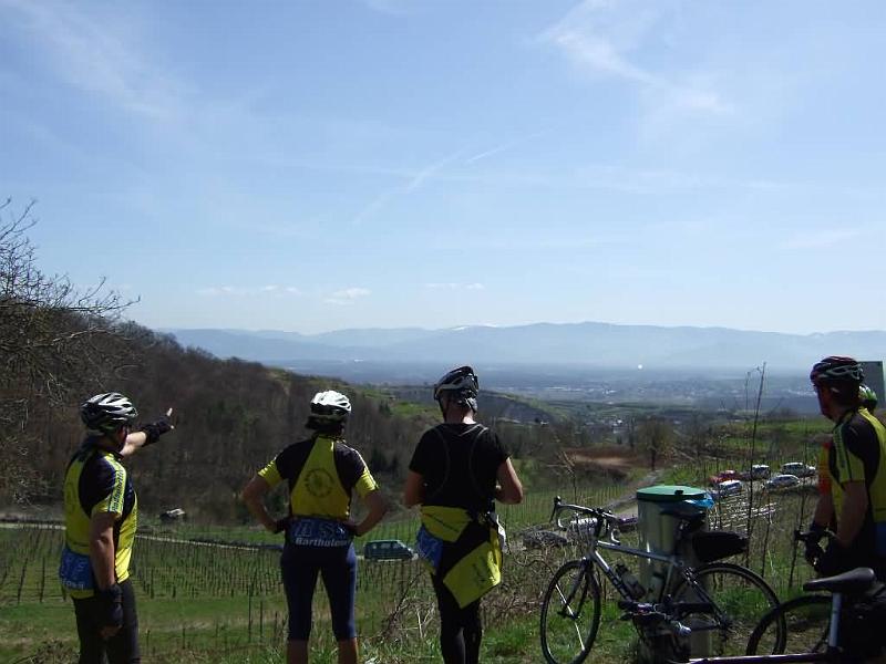 216Blick2Rheinebene.jpg - Radsportfreunde Bartholomä:Trainingslager Markgräfler Land 2010